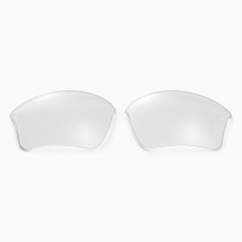 Walleva Clear Replacement Lenses for Oakley Half Jacket 2.0 XL (OO9154 Series) Sunglasses